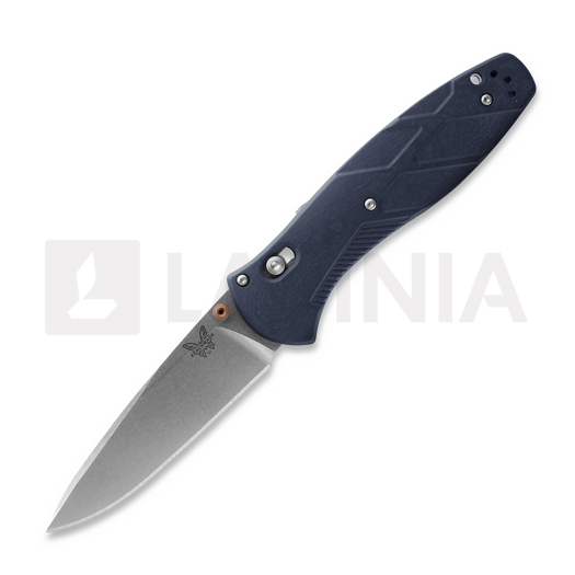 Skladací nôž Benchmade Barrage S30V Stonewash, Blue Canyon Richlite 581-03