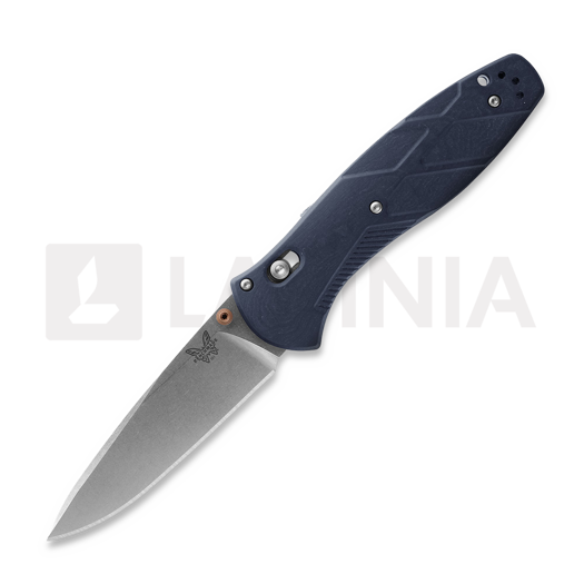 Skladací nôž Benchmade Barrage S30V Stonewash, Blue Canyon Richlite 581-03