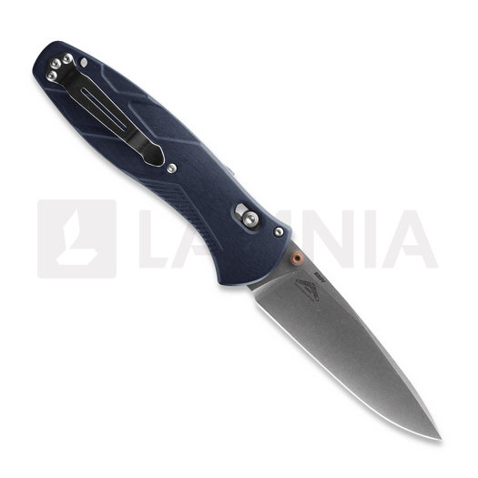 Benchmade Barrage S30V Stonewash sulankstomas peilis, Blue Canyon Richlite 581-03