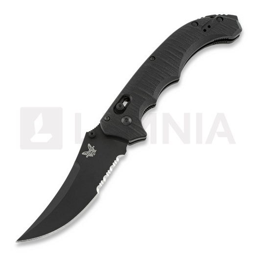 Nóż składany Benchmade Bedlam, czarny, ząbkowane ostrze 860SBK