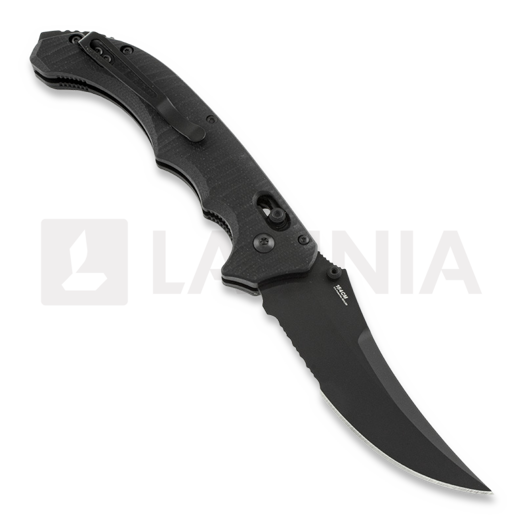 Coltello pieghevole Benchmade Bedlam, nero, dentatura lama 860SBK