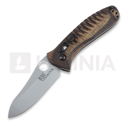 Saliekams nazis Benchmade Bone Collector Mini Folder, wood 15030-2