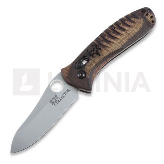 Skladací nôž Benchmade Bone Collector Mini Folder, wood 15030-2