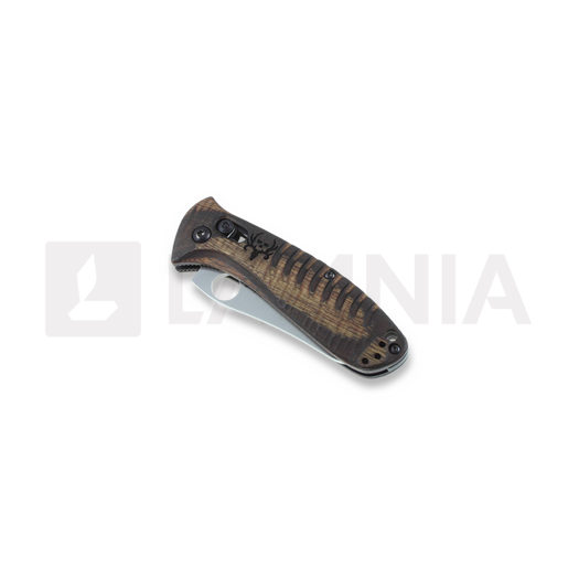 Benchmade Bone Collector Mini Folder k&auml;&auml;nt&ouml;veitsi, puu 15030-2