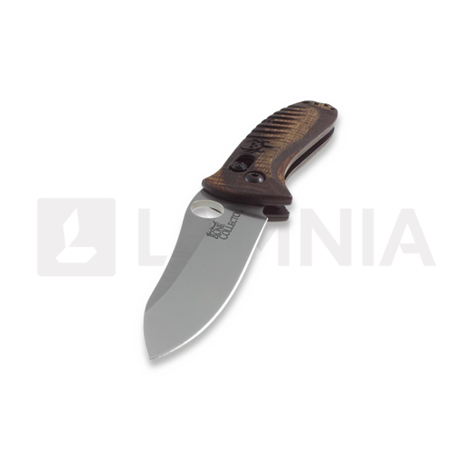 Benchmade Bone Collector Mini Folder k&auml;&auml;nt&ouml;veitsi, puu 15030-2