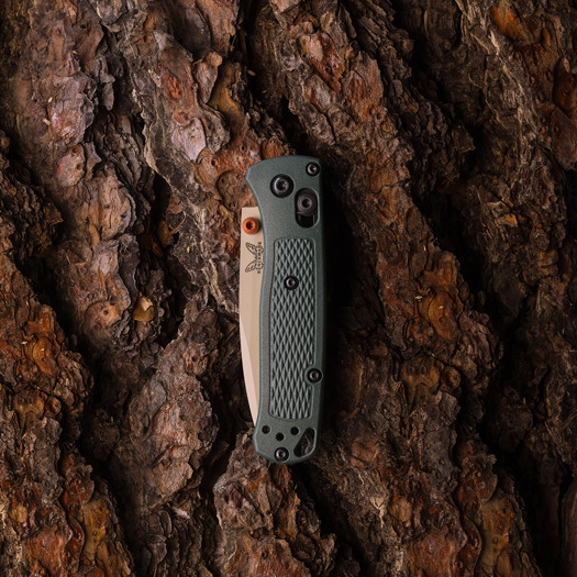 Nóż składany Benchmade Bugout Elmax Taiga Green 535TN-2601