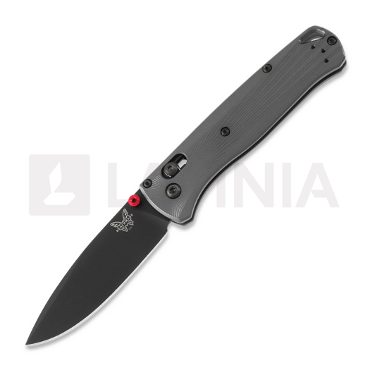 Benchmade Bugout M390 Black Cerakote 折叠刀, grey sunburst aluminum 535BK-4