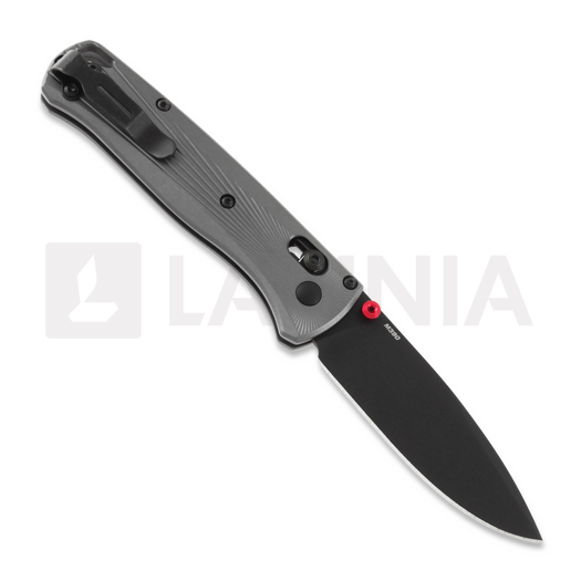 Coltello pieghevole Benchmade Bugout M390 Black Cerakote, grey sunburst aluminum 535BK-4
