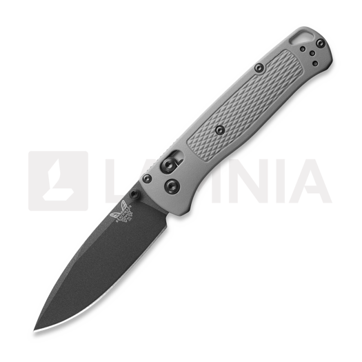 Benchmade Bugout S30V Black Cerakote folding knife, grey grivory 535BK-08