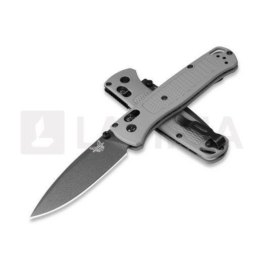 Benchmade Bugout S30V Black Cerakote sulankstomas peilis, grey grivory 535BK-08