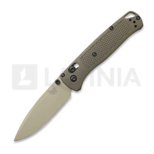 Benchmade Bugout S30V Desert Verde Cerakote folding knife, deep olive grivory 535TN-11