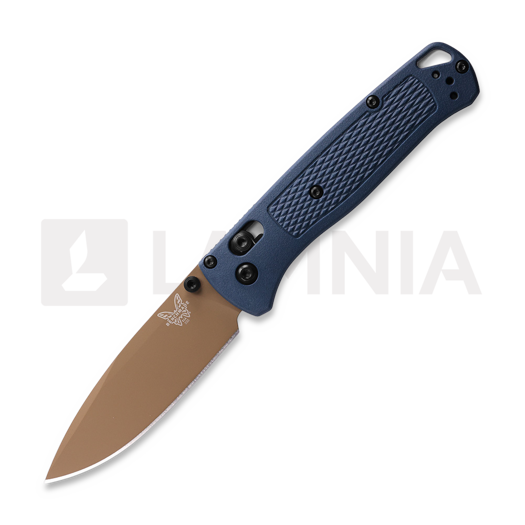 Складной нож Benchmade Bugout S30V Flat Earth Cerakote, crater blue grivory 535FE-05