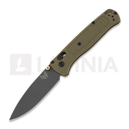Складний ніж Benchmade Bugout S30V Tactical Grey Cerakote, ranger green grivory 535GRY-1