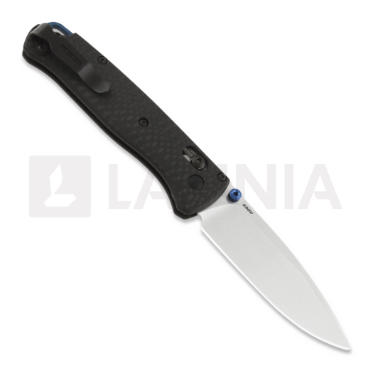 Benchmade Bugout S90V Satin k&auml;&auml;nt&ouml;veitsi, Carbon Fiber 535-3