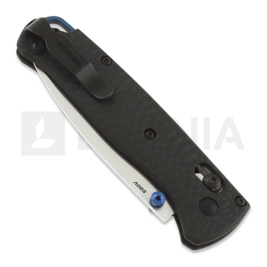 Benchmade Bugout S90V Satin k&auml;&auml;nt&ouml;veitsi, Carbon Fiber 535-3