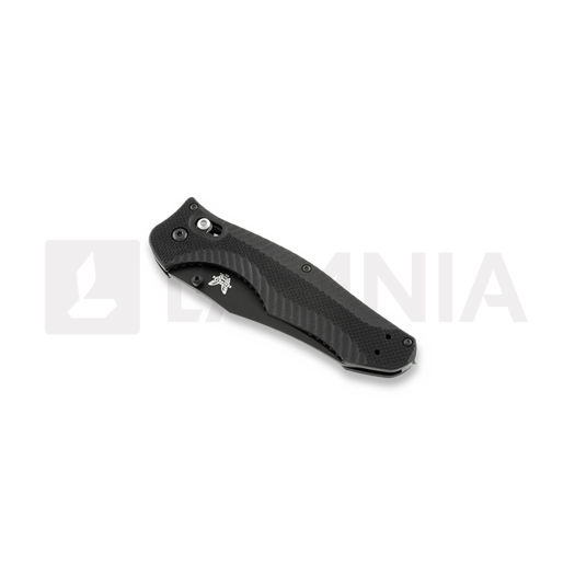 Coltello pieghevole Benchmade Contego, nero, dentatura lama 810SBK