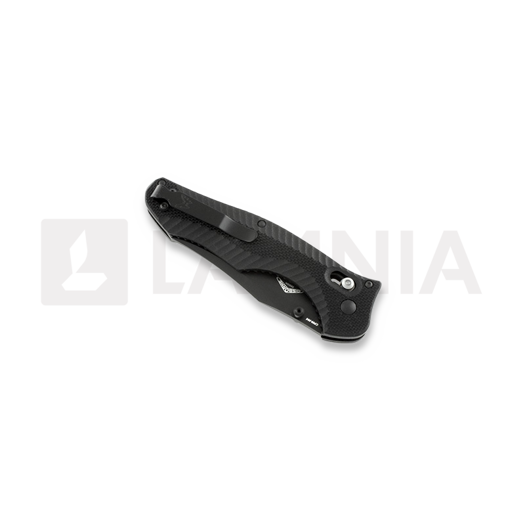 Benchmade Contego sulankstomas peilis, juoda, dantytas 810SBK