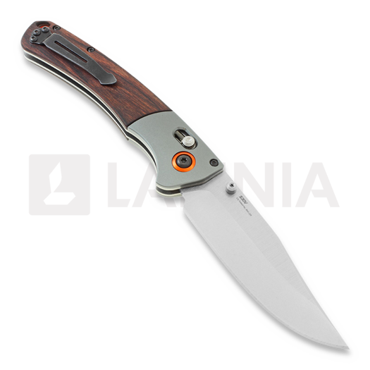 Benchmade Crooked River Stabilized Wood k&auml;&auml;nt&ouml;veitsi 15080-2