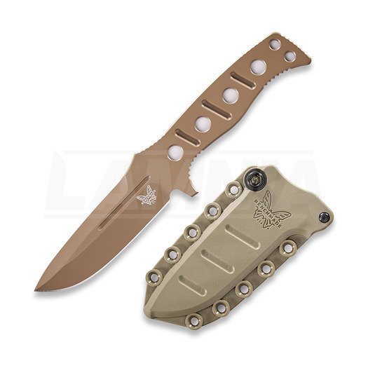 Benchmade Fixed Adamas kniv, flat earth 375FE-1