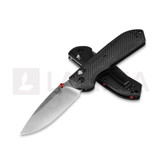 Benchmade Freek S90V Satin sulankstomas peilis, Carbon Fiber 560-03