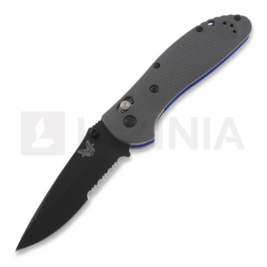 Navalha Benchmade Griptilian G10, botão, preto, faca serrilhada 551SBK-1