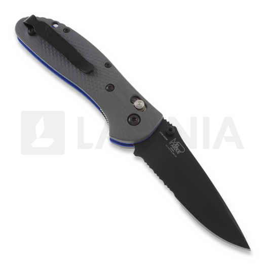 Coltello pieghevole Benchmade Griptilian G10, stud, nero, dentatura lama 551SBK-1