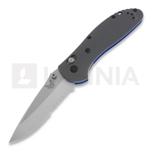 Benchmade Griptilian G10 접이식 나이프, 단추, 톱니 모양 칼날 551S-1