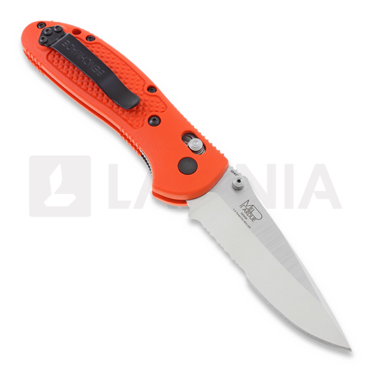 Benchmade Griptilian k&auml;&auml;nt&ouml;veitsi, oranssi, tappi, combo ter&auml; 551S-ORG