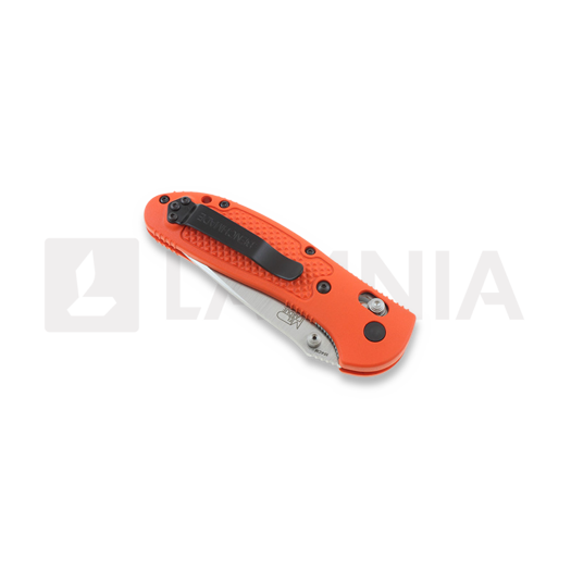 Benchmade Griptilian k&auml;&auml;nt&ouml;veitsi, oranssi, tappi, combo ter&auml; 551S-ORG