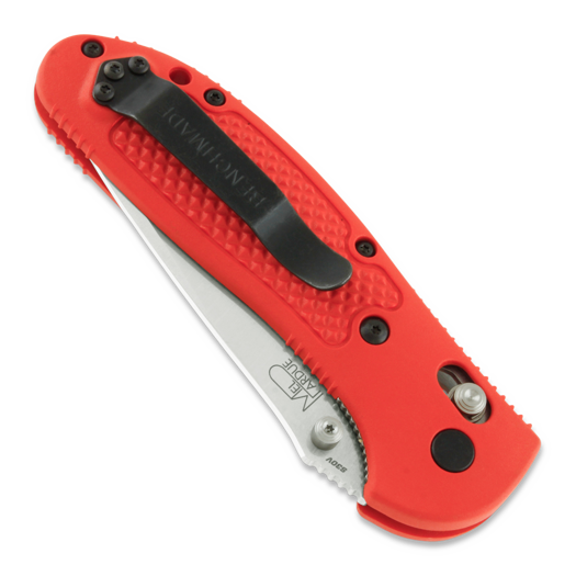 Benchmade Griptilian sulankstomas peilis, spaustukas, oranžinėnge 551-ORG-S30V