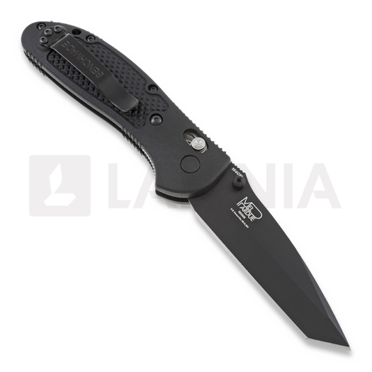 Benchmade Griptilian folding knife, tanto, black 553BK