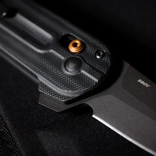 Benchmade Lowden S90V Black G10 sulankstomas peilis 491BK-02