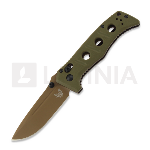 Складной нож Benchmade Mini Adamas Flat Earth, oliivinvihreä 273FE-05