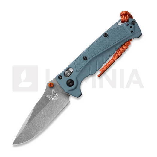 Benchmade Mini Adira foldekniv, depth blue grivory 18065