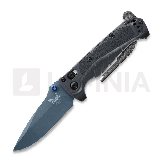 Benchmade Mini Adira foldekniv, depth blue grivory 18065BT-01