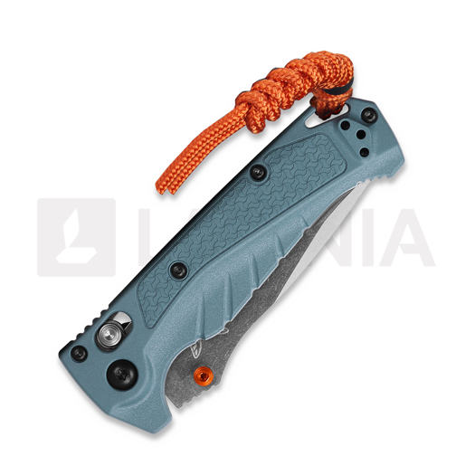 Benchmade Mini Adira kääntöveitsi, depth blue grivory, combo terä 18065S