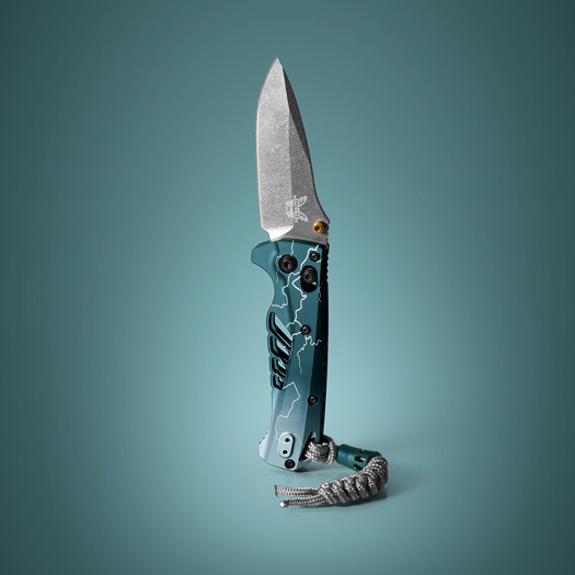 Benchmade Mini Adira Limited Edition Abel Dark Waters foldekniv 18065-ABEL1