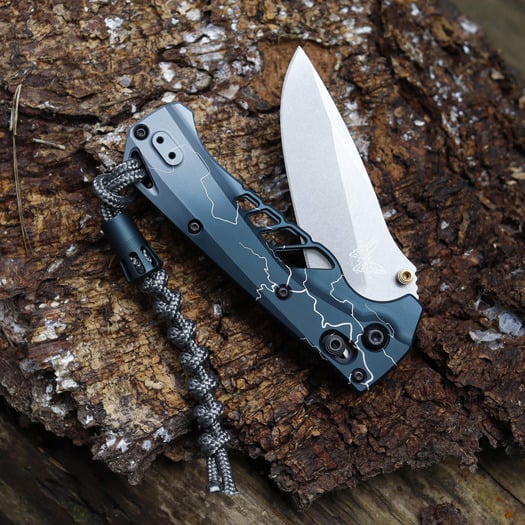 Benchmade Mini Adira Limited Edition Abel Dark Waters foldekniv 18065-ABEL1