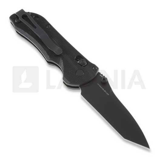 Benchmade Mini-Axis Stryker sulankstomas peilis, juoda 904BK