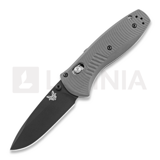 Benchmade Mini Barrage Gray G-10 sulankstomas peilis