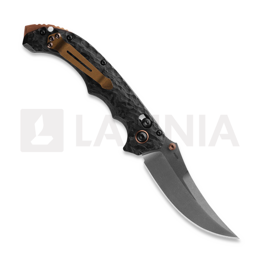 Zav&iacute;rac&iacute; nůž Benchmade Mini Bedlam Stonewash, Carbon Fiber 865-02