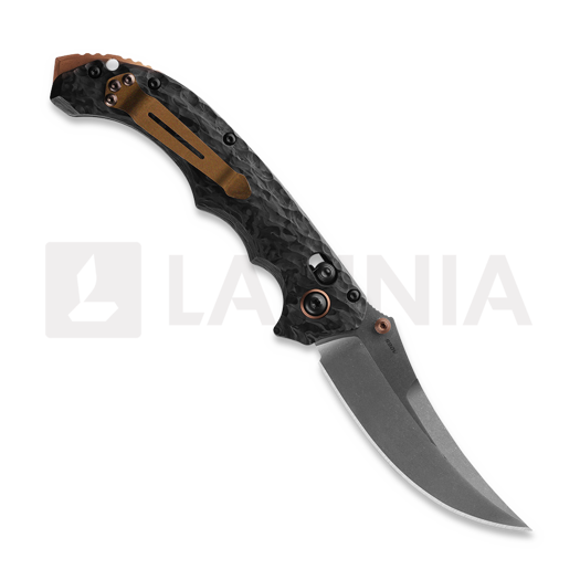 Coltello pieghevole Benchmade Mini Bedlam Stonewash, Carbon Fiber 865-02