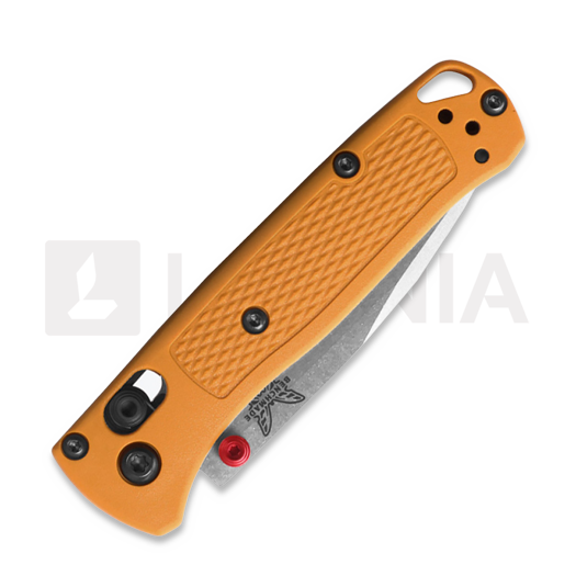 Benchmade Mini Bugout S30V Satin sulankstomas peilis, daybreak yellow grivory 533-08