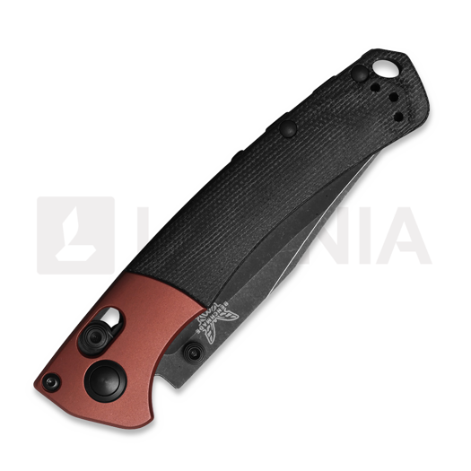 Coltello pieghevole Benchmade Mini Crooked River Canvas Micarta 15085BK-04