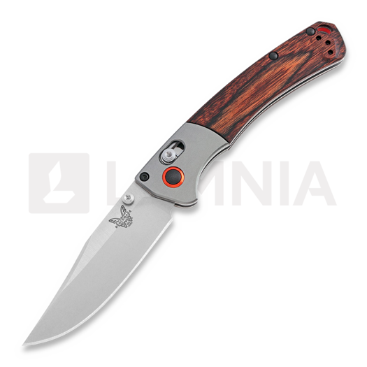 Benchmade Mini Crooked River Stabilized Wood סכין מתקפלת 15085-2