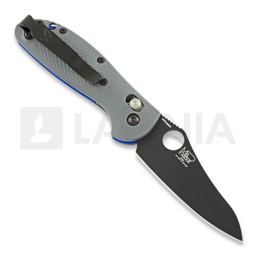 Benchmade Mini-Griptilian G10 folding knife, hole, black 555BK-1