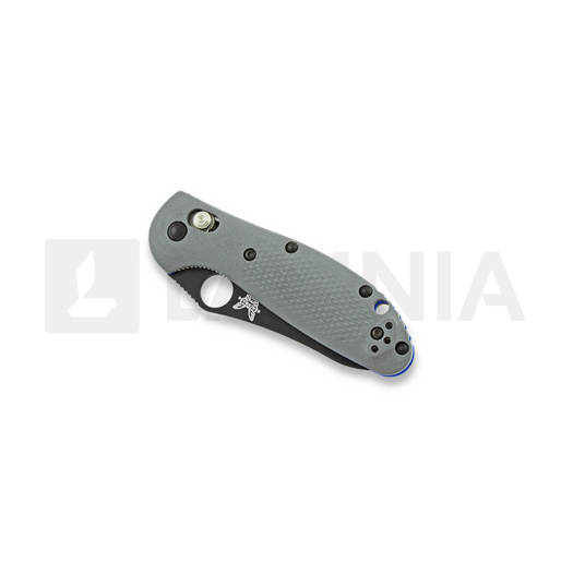 Benchmade Mini-Griptilian G10 folding knife, hole, black 555BK-1