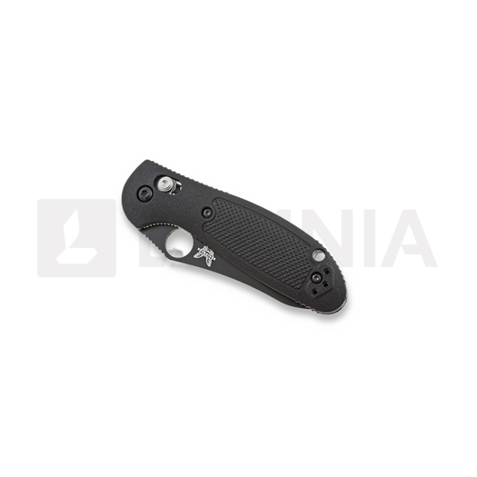 Navalha Benchmade Mini-Griptilian, buraco, preto, faca serrilhada 555SBKHG