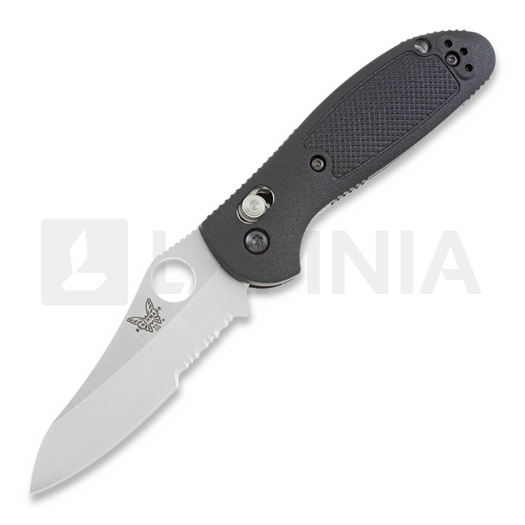 Navaja Benchmade Mini-Griptilian, agujero, hoja dentada 555SHG