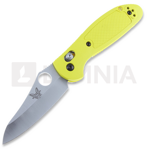Couteau pliant Benchmade Mini-Griptilian, trou, jaune 555HG-YEL